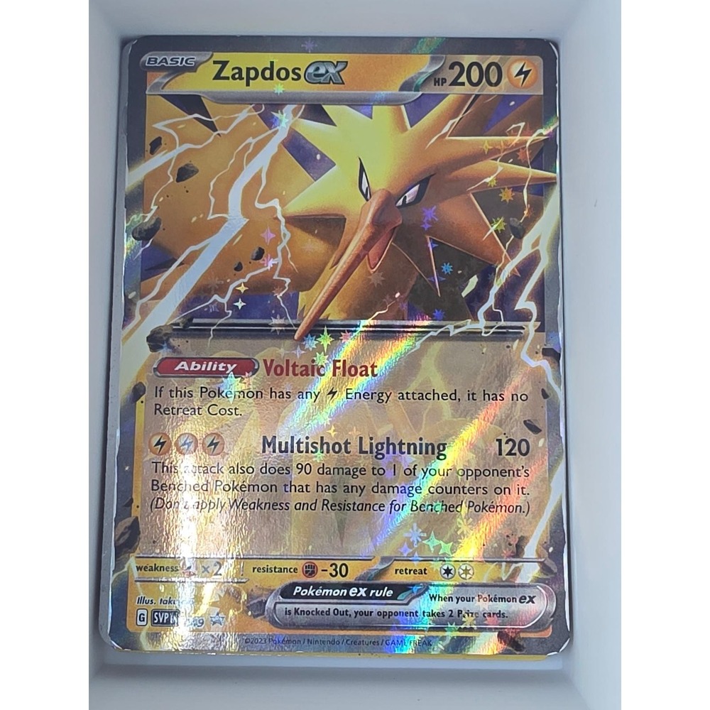 Zapdos ex 049 Holo Promo Scarlet & Violet Promo Pokemon Near Mint